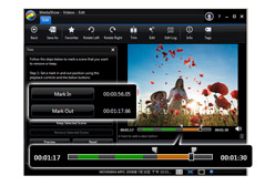 Easy media management software MediaShow includes one-click tools for editing and fixing videos