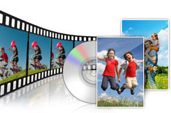 Easy photo and video organizer MediaShow lets you output videos and slideshows to DVDs
