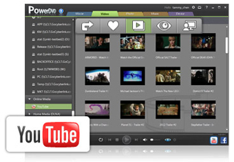 PowerDVD - 欣賞最愛及最收歡迎的YouTube網路影片